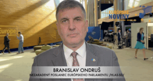 Branislav Ondruš, nezaradený poslanec Európskeho parlamentu /HLAS-SD/. PHOTO: redakcia/red.